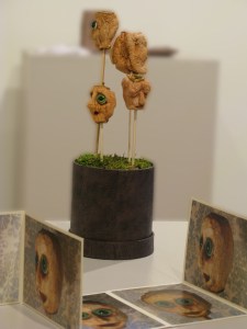 Apple Head Book and Apple Head display.