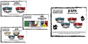 These are examples of the information/imagery that went into each Pledge Level. They needed to include as much information and imagery as possible about what that Pledge Level included.